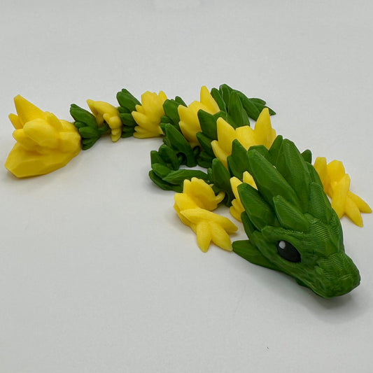 Green Bay Packers Inspired Baby Gemstone Dragon