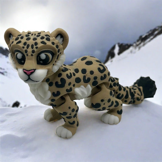 Articulating Snow Leopard